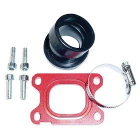 C4 Collecteur d'admission D.28 360° Rouge Am6/Derbi Senda