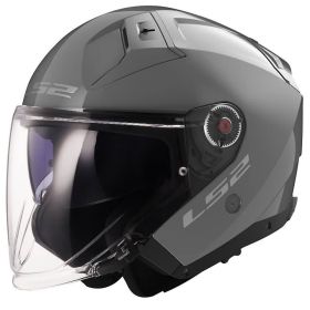 Casco Jet LS2 OF603 INFINITY II Solid Grigio Nardo Lucido