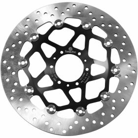 Disque de frein flottant BREMBO 78B40825 série or D.296 épaisseur 5 mm 6 trous pour HONDA