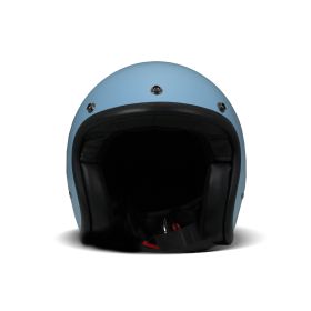 Casco Jet Cafe Racer DMD RETRO Azzurro Lucido