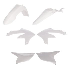 Kit de carénage 6 pièces blanc pour YAMAHA ACERBIS