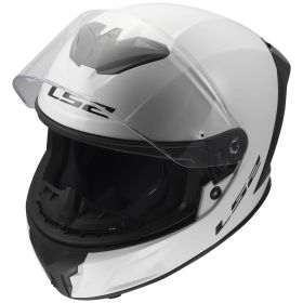 Casque intégral LS2 FF820 RAPID III SOLID blanc brillant