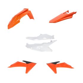 ACERBIS Verkleidungskit 6 Teile 2024 Modell Orange/Weiß für KTM