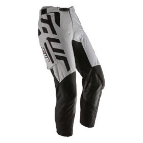 T.UR P-THREE Enduro motorcycle pants light grey / red removable lining