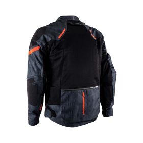 LEATT ADV FlowTour 4.5 Short Summer jacket Iron grey black breathable