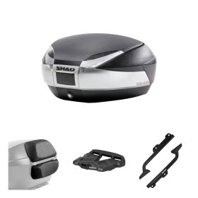 Kit top case SHAD SH48 titane housse carbone pour ZONTES F 703