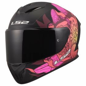 Full face helmet LS2 FF820 RAPID III POPPIES II black pink