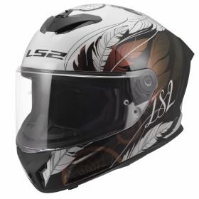 Casco integrale LS2 FF820 RAPID III BOHO bianco nero rosa