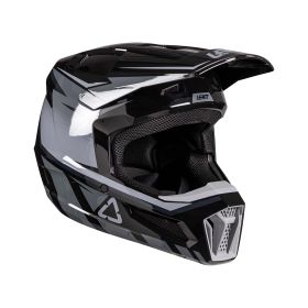 Casco motocross LEATT Moto 2.5 nero grigio