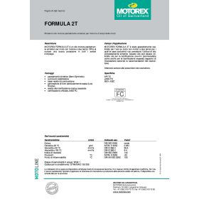 Olio motore MOTOREX FORMULA 2T 1 L