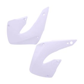Coppia fianchetti radiatore POLISPORT bianco per Honda CR