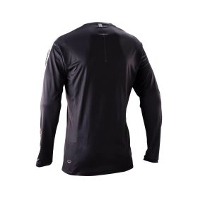 LEATT Gravity 4.0 VTT Maillot Technique à Manches Longues Rayé Noir