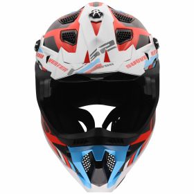Casco cross LS2 MX700 SUBVERTER EVO II STOMP bianco blu rosso