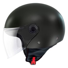 Casco Jet MT Helmets Street S Solid A1 Nero Lucido