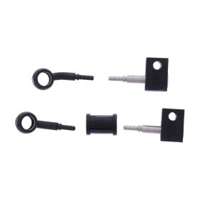 JMP 2 Bremsleitungen Stahl HBF-9780-H-MBK Schwarz für Yamaha MT-09 850