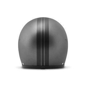 Jet Helm Cafe Racer DMD RETRO Star Grau Schwarz Matt