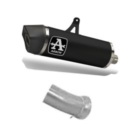 ARROW Maxi Race Tech Slip-On Rennsportauspuff Dunkel Aluminium Verbindung für BMW K 1300 S