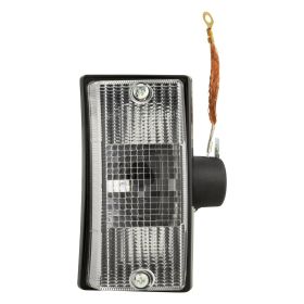 Freccia SIEM anteriore destra vetro bianco per Vespa PX80/200/PE