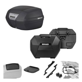 SHAD Complete kit SH44 black and SH38X carbon for CFMOTO 700 MT / Adventure