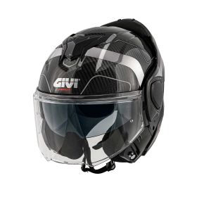 GIVI X36 Carbon Wendbarer Modularer Helm schwarz grau