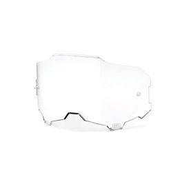 Lentille transparente de remplacement pour lunettes de motocross 100% Armega et Armatic