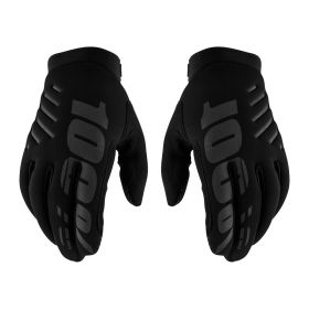 Kid Motocross Gloves 100% BRISKER YOUTH Black