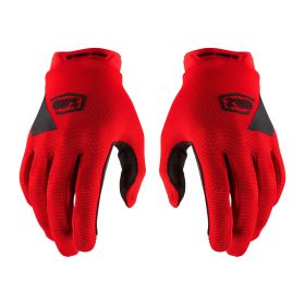 Motocross Handschuhe 100% RIDECAMP Rot Schwarz