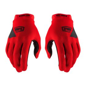 Guanti Motocross 100% RIDECAMP Rosso Nero