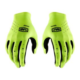 Motocross Gloves 100% SLING MX Fluo Yellow Black