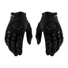 Motocross Gloves 100% AIRMATIC Black Charcoal