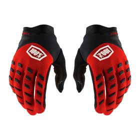 Motocross Handschuhe 100% AIRMATIC Rot Schwarz