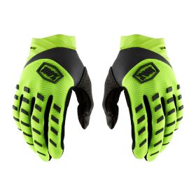 Guanti Motocross 100% AIRMATIC Giallo Fluo Nero