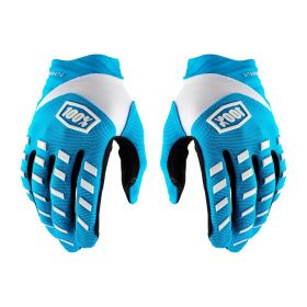 Motocross Handschuhe 100% AIRMATIC Blau Weiss