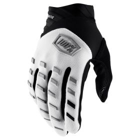 Motocross Handschuhe 100% AIRMATIC Weiß Schwarz