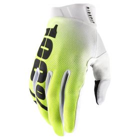 Motocross Gloves 100% RIDEFIT Korp Yellow