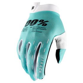 Motocross Gloves 100% ITRACK Aqua