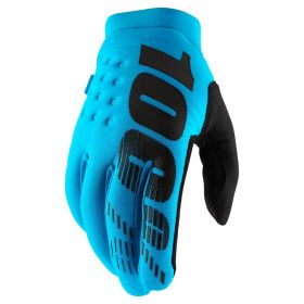 Motocross Gloves 100% BRISKER Turquoise