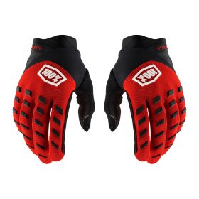 Kid Motocross Gloves 100% AIRMATIC YOUTH Red Black