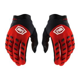 Guanti Motocross Bambino 100% AIRMATIC YOUTH Rosso Nero