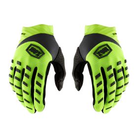 Guanti Motocross Bambino 100% AIRMATIC YOUTH Giallo Fluo Nero