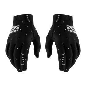Motocross Gloves 100% RIDEFIT Black Slasher