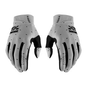 Motocross Gloves 100% RIDEFIT Slasher Silver