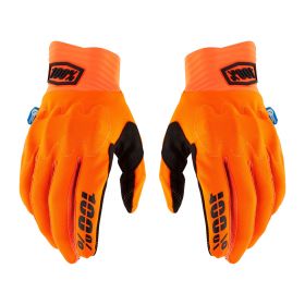 Gants Motocross 100% COGNITO SMART SHOCK Orange Fluo Noir