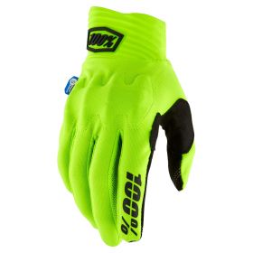 Motocross Gloves 100% COGNITO SMART SHOCK Fluo Yellow Black