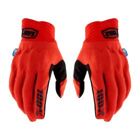 Motocross Handschuhe 100% COGNITO SMART SHOCK Rot Schwarz