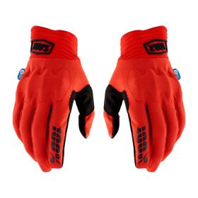 Motocross Gloves 100% COGNITO SMART SHOCK Red Black