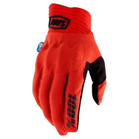 Motocross Gloves 100% COGNITO SMART SHOCK Red Black