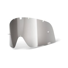 Lente di Ricambio Argento per Maschera Motocross 100% Barstow