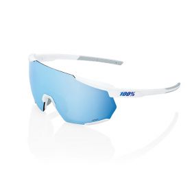 Sunglasses 100% Racetrap 3.0 White Blue Multilayer Hiper Lens