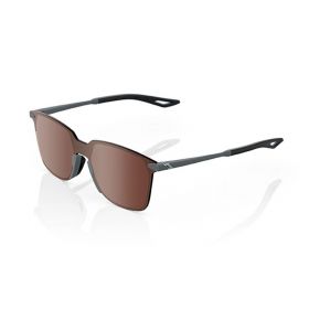 Sunglasses 100% Legere Square Crimson Silver Hiper Lens